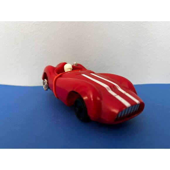 Vintage 1961 Eldon Ferrari Grand Prix Slot Car 1/32 Scale Red - Picture 6 of 10